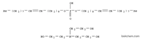 Molecular Structure of 93839-08-8 (9-Octadecen-1-ol, hydrogen phosphate, compd. with 2,2',2''-nitrilotris[ethanol] (1:1) (9CI))